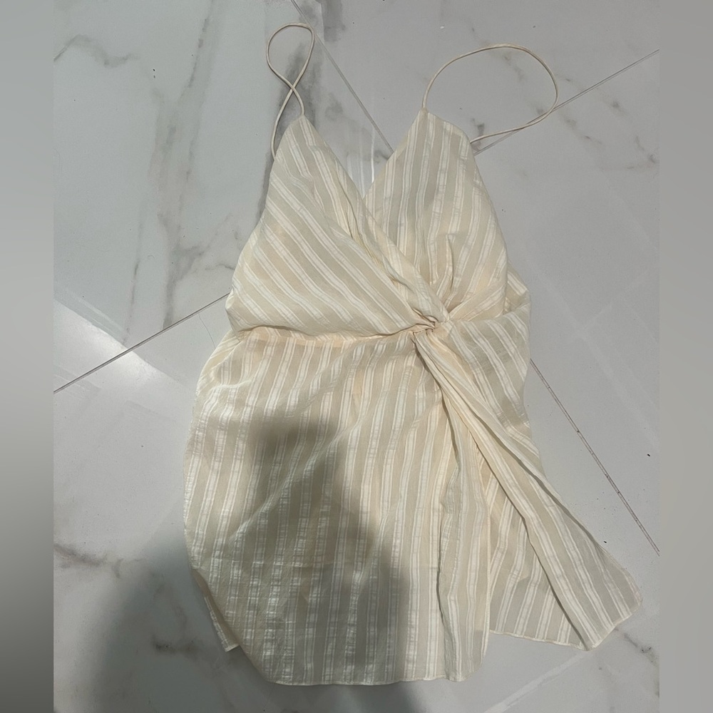 Zara dress- Coverup with open back. Only worn once.